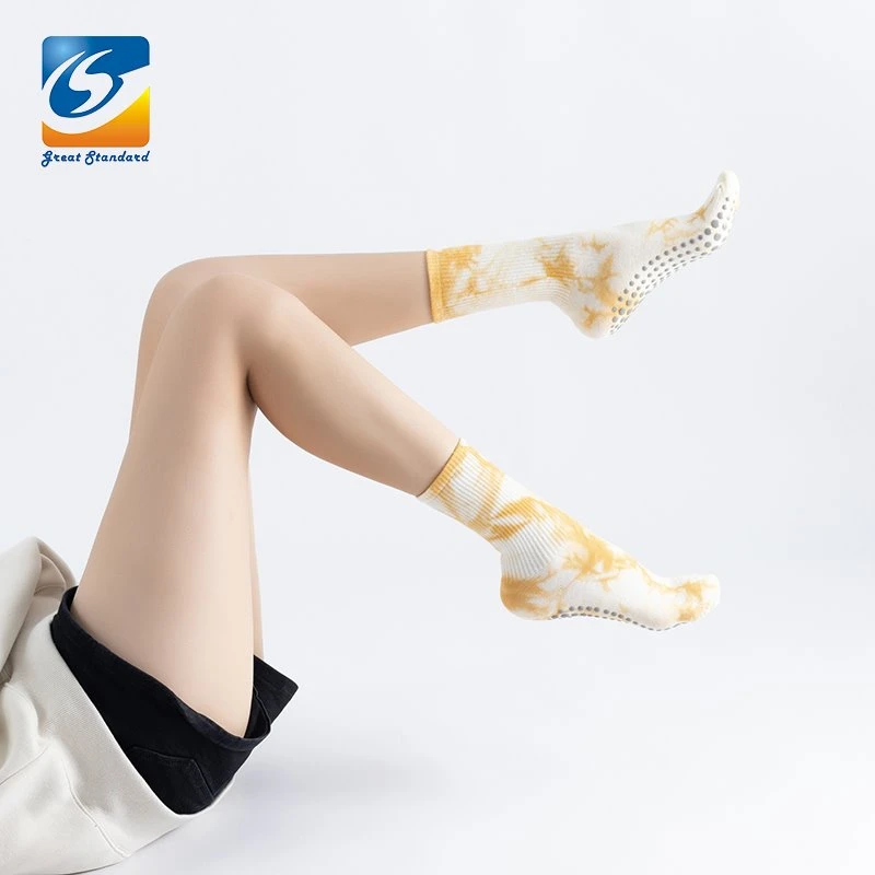 Custom Yoga Crew Sock Anti Slip