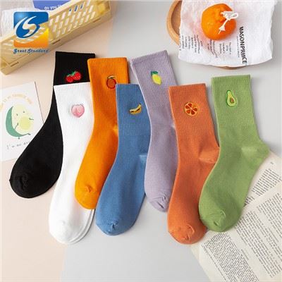 خواتین فیشن کڑھائی مختصر جرابوں
