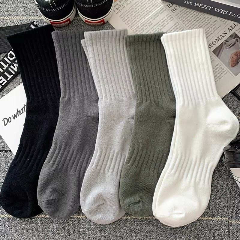 Supports OEM Sports Cotton Solid-Color Customizable Logo Socks best